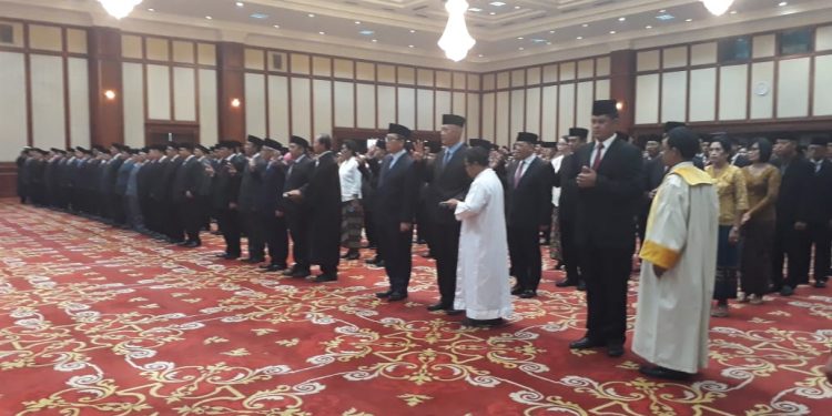 Ini Pejabat Eselon II dan III BPSDMP Yang Dilantik Menhub Budi Karya